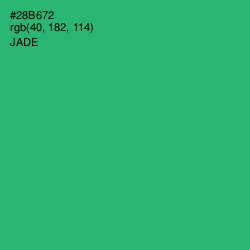 #28B672 - Jade Color Image