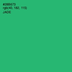 #28B673 - Jade Color Image