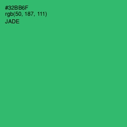#32BB6F - Jade Color Image
