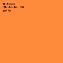 #FD8B3B - Jaffa Color Image