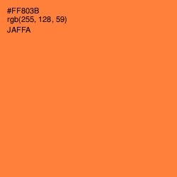 #FF803B - Jaffa Color Image