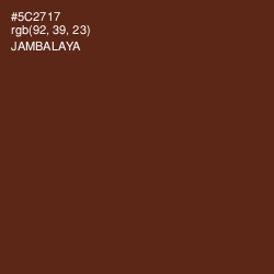#5C2717 - Jambalaya Color Image