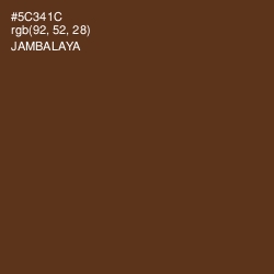 #5C341C - Jambalaya Color Image