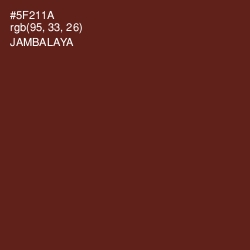 #5F211A - Jambalaya Color Image