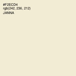 #F2ECD4 - Janna Color Image