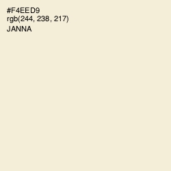 #F4EED9 - Janna Color Image