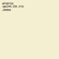 #F5EFD2 - Janna Color Image