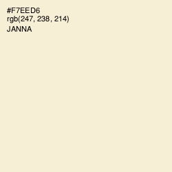 #F7EED6 - Janna Color Image