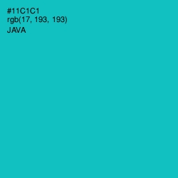 #11C1C1 - Java Color Image