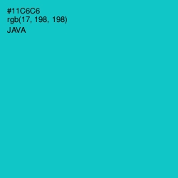 #11C6C6 - Java Color Image