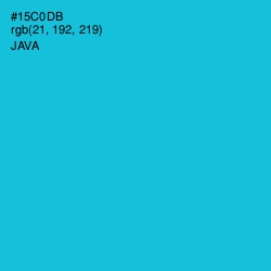 #15C0DB - Java Color Image
