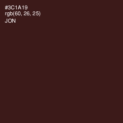 #3C1A19 - Jon Color Image