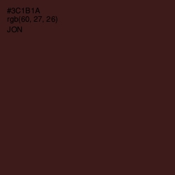 #3C1B1A - Jon Color Image