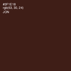 #3F1E18 - Jon Color Image