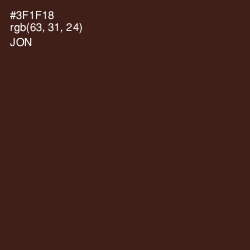 #3F1F18 - Jon Color Image