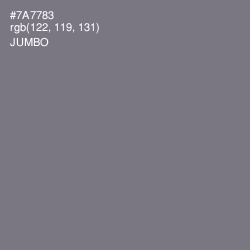 #7A7783 - Jumbo Color Image