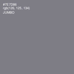 #7E7D86 - Jumbo Color Image