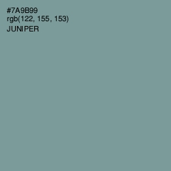 #7A9B99 - Juniper Color Image