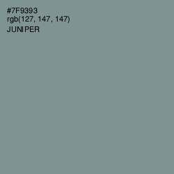#7F9393 - Juniper Color Image
