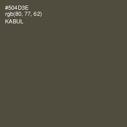 #504D3E - Kabul Color Image