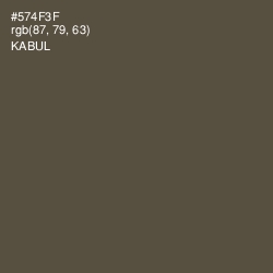 #574F3F - Kabul Color Image