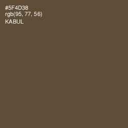 #5F4D38 - Kabul Color Image