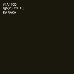 #1A170D - Karaka Color Image