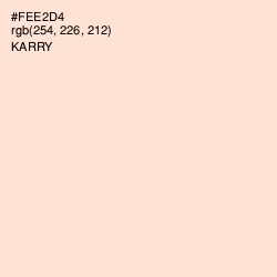 #FEE2D4 - Karry Color Image