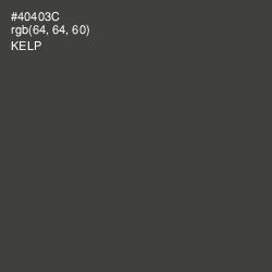 #40403C - Kelp Color Image