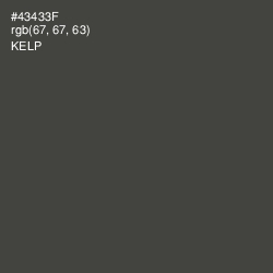 #43433F - Kelp Color Image