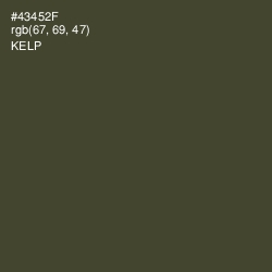 #43452F - Kelp Color Image
