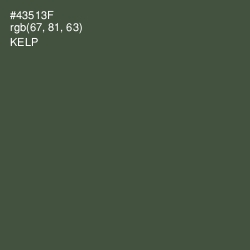 #43513F - Kelp Color Image