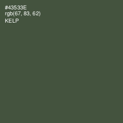 #43533E - Kelp Color Image