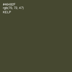 #46482F - Kelp Color Image