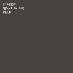 #47433F - Kelp Color Image