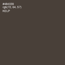 #484039 - Kelp Color Image