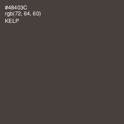 #48403C - Kelp Color Image