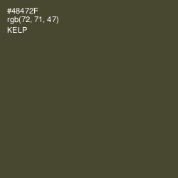 #48472F - Kelp Color Image