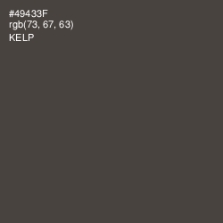 #49433F - Kelp Color Image