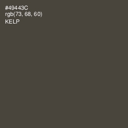 #49443C - Kelp Color Image