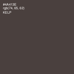 #4A413E - Kelp Color Image