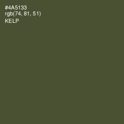 #4A5133 - Kelp Color Image