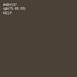 #4B4137 - Kelp Color Image