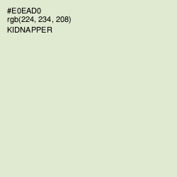 #E0EAD0 - Kidnapper Color Image