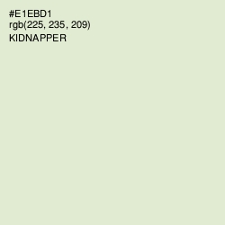#E1EBD1 - Kidnapper Color Image