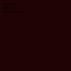 #200404 - Kilamanjaro Color Image