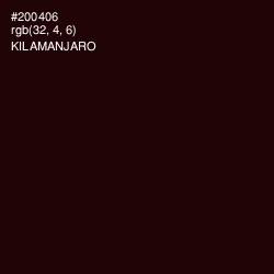#200406 - Kilamanjaro Color Image