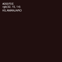 #200F0E - Kilamanjaro Color Image