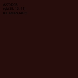 #270D0B - Kilamanjaro Color Image