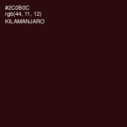 #2C0B0C - Kilamanjaro Color Image